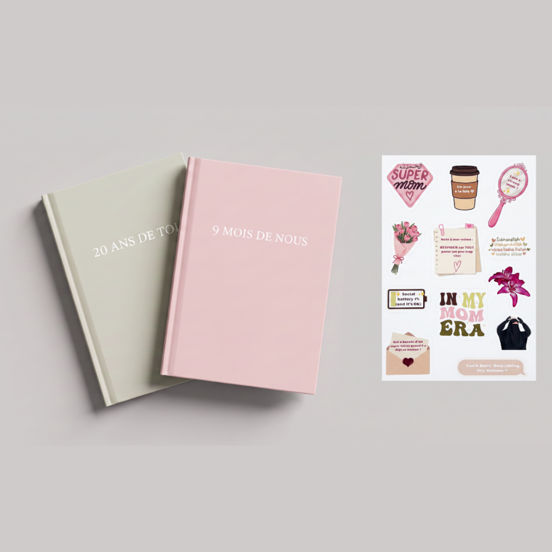 Pack Super Muslim Mom — 9 Mois de Nous + 20 Ans de Toi
