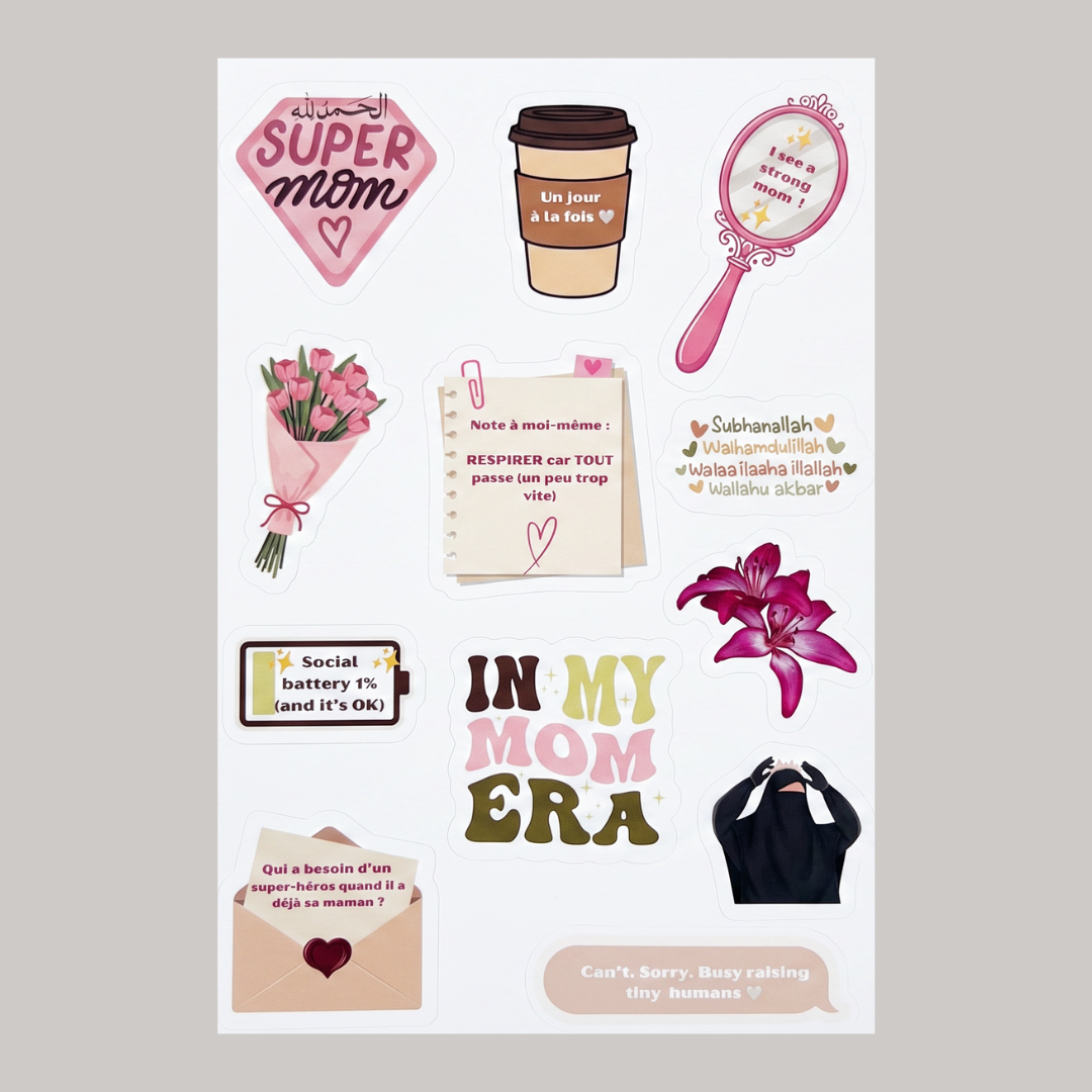 Stickers Super Muslim Mom