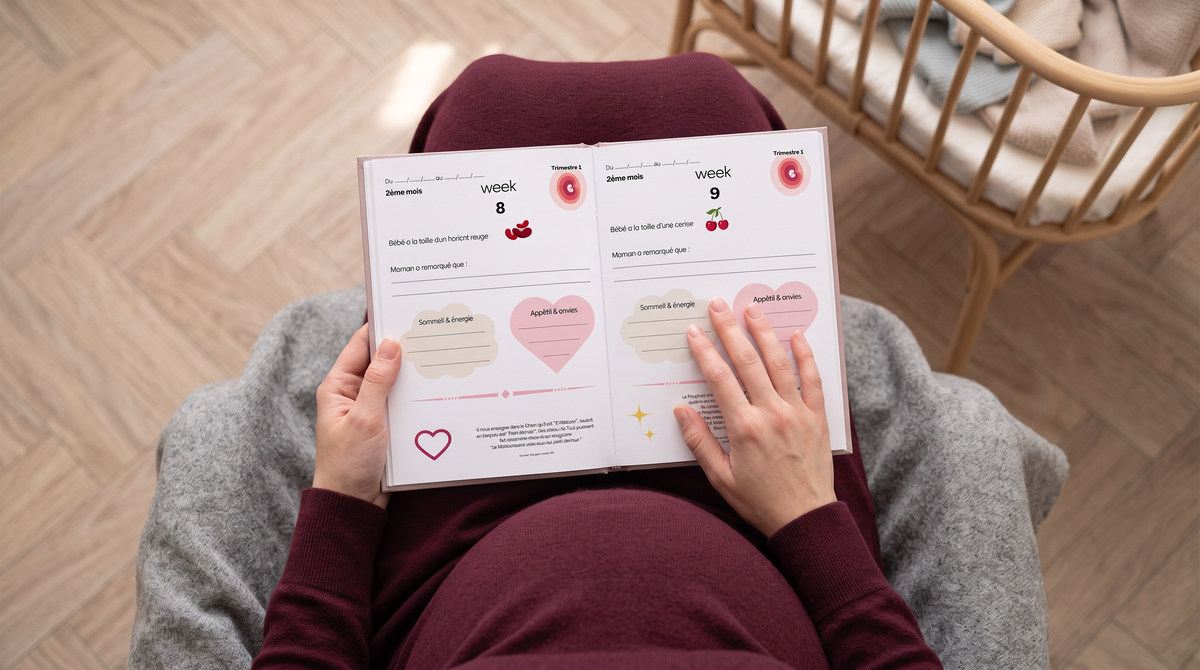 9 mois de nous — Carnet de grossesse à remplir